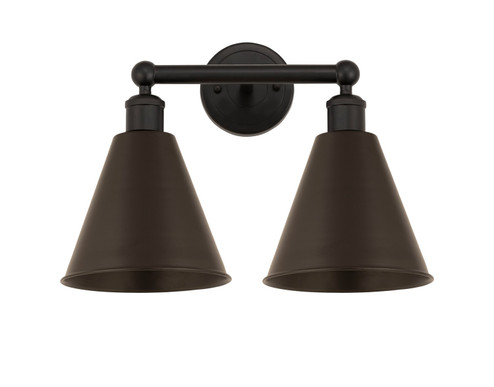 Edison Two Light Bath Vanity in Oil Rubbed Bronze (405|616-2W-OB-MBC-8-OB)
