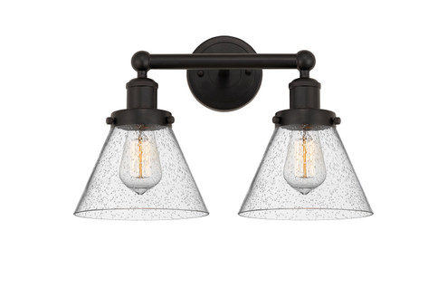 Edison Two Light Bath Vanity in Oil Rubbed Bronze (405|616-2W-OB-G44)