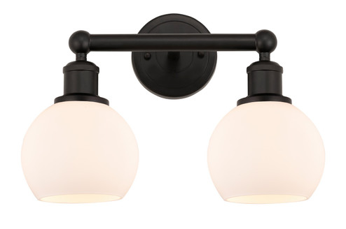 Edison Two Light Bath Vanity in Oil Rubbed Bronze (405|616-2W-OB-G121-6)
