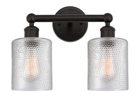 Edison Two Light Bath Vanity in Oil Rubbed Bronze (405|616-2W-OB-G112)