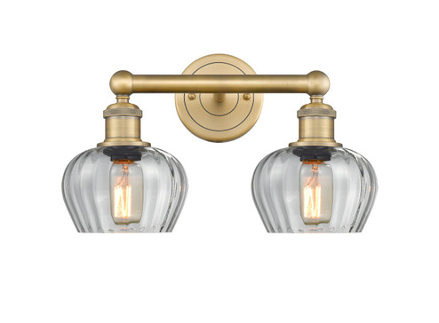 Edison Two Light Bath Vanity in Brushed Brass (405|616-2W-BB-G92)