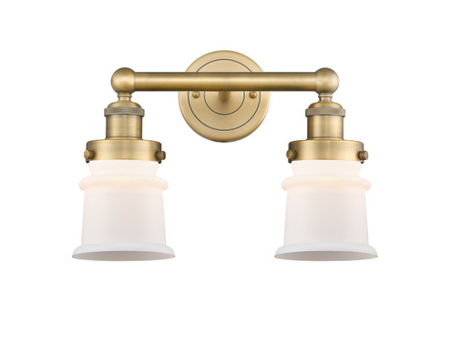 Edison Two Light Bath Vanity in Brushed Brass (405|616-2W-BB-G181S)