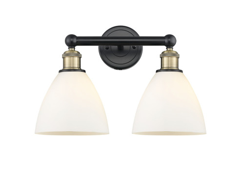 Edison Two Light Bath Vanity in Black Antique Brass (405|616-2W-BAB-GBD-751)