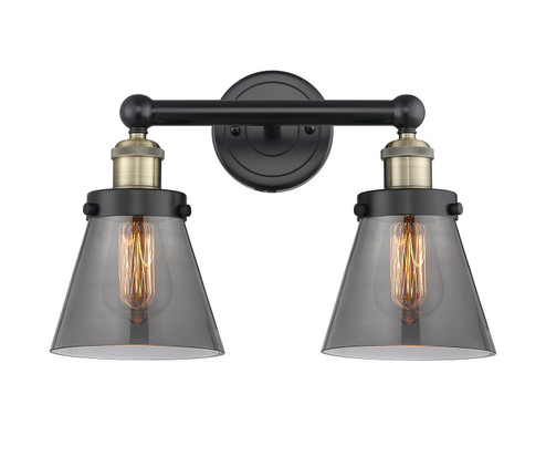 Edison Two Light Bath Vanity in Black Antique Brass (405|616-2W-BAB-G63)