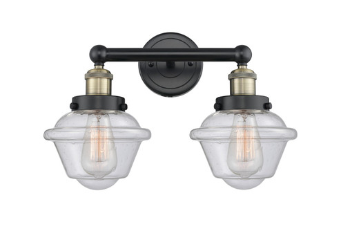 Edison Two Light Bath Vanity in Black Antique Brass (405|616-2W-BAB-G534)