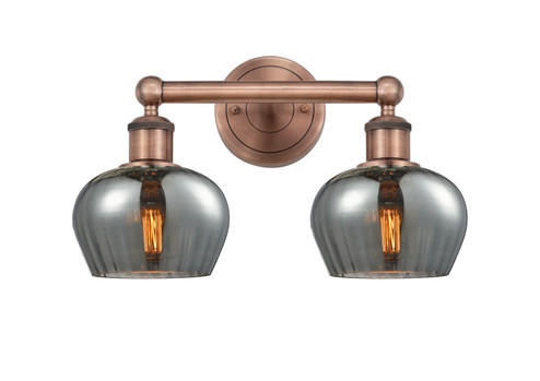 Edison Two Light Bath Vanity in Antique Copper (405|616-2W-AC-G93)