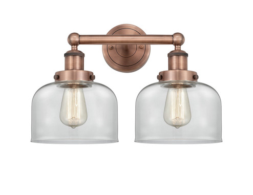Edison Two Light Bath Vanity in Antique Copper (405|616-2W-AC-G72)