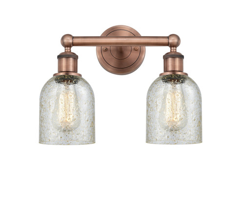 Edison Two Light Bath Vanity in Antique Copper (405|616-2W-AC-G259)