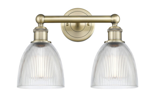 Edison Two Light Bath Vanity in Antique Brass (405|616-2W-AB-G382)