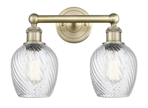 Edison Two Light Bath Vanity in Antique Brass (405|616-2W-AB-G292)