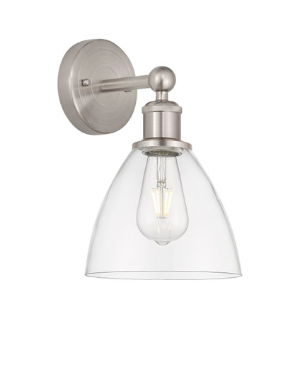Edison One Light Wall Sconce in Brushed Satin Nickel (405|616-1W-SN-GBD-752)