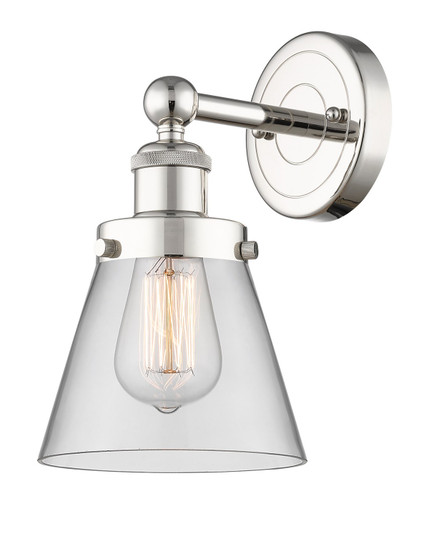 Edison One Light Wall Sconce in Polished Nickel (405|616-1W-PN-G62)