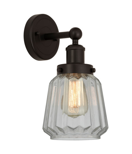 Edison One Light Wall Sconce in Oil Rubbed Bronze (405|616-1W-OB-G142)