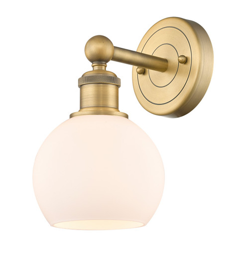 Edison One Light Wall Sconce in Brushed Brass (405|616-1W-BB-G121-6)