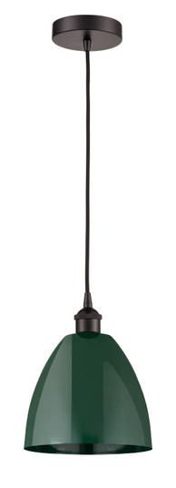 Edison One Light Mini Pendant in Brushed Satin Nickel (405|616-1P-SN-MBD-9-GR)