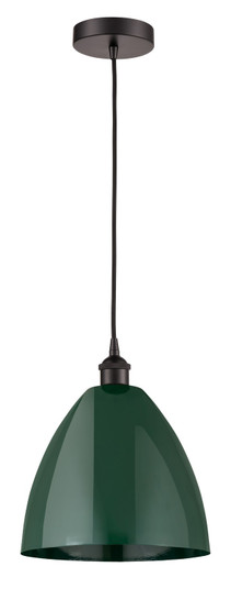 Edison LED Mini Pendant in Brushed Satin Nickel (405|616-1P-SN-MBD-12-SF-LED)