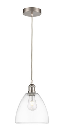Edison One Light Mini Pendant in Brushed Satin Nickel (405|616-1P-SN-GBD-92)