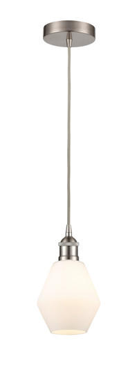Edison One Light Mini Pendant in Brushed Satin Nickel (405|616-1P-SN-G651-6)