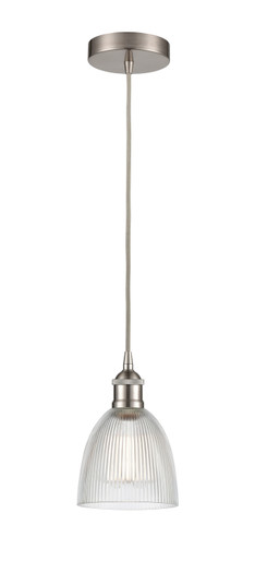 Edison One Light Mini Pendant in Brushed Satin Nickel (405|616-1P-SN-G382)