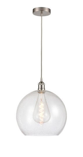 Edison LED Pendant in Brushed Satin Nickel (405|616-1P-SN-G124-14-LED)