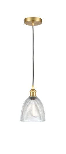 Edison One Light Mini Pendant in Satin Gold (405|616-1P-SG-G382)