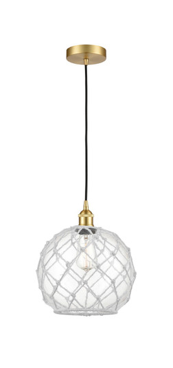 Edison One Light Mini Pendant in Satin Gold (405|616-1P-SG-G122-10RW)