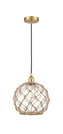 Edison One Light Mini Pendant in Satin Gold (405|616-1P-SG-G122-10RB)