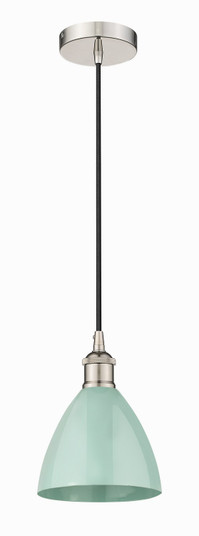 Edison One Light Mini Pendant in Polished Nickel (405|616-1P-PN-MBD-75-SF) Edison One Light Mini Pendant in Polished Nickel (405|616-1P-PN-MBD-75-SF)