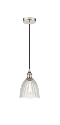 Edison One Light Mini Pendant in Polished Nickel (405|616-1P-PN-G382)