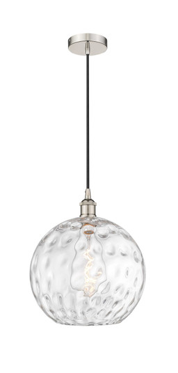 Edison One Light Mini Pendant in Polished Nickel (405|616-1P-PN-G1215-12)