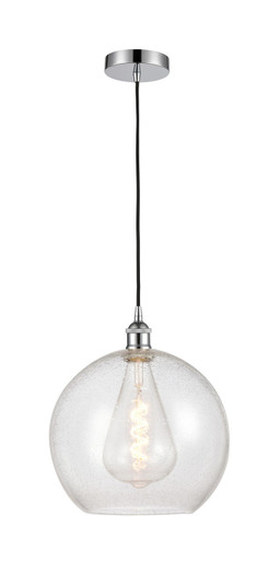 Edison One Light Mini Pendant in Polished Chrome (405|616-1P-PC-G124-12) Edison One Light Mini Pendant in Polished Chrome (405|616-1P-PC-G124-12)
