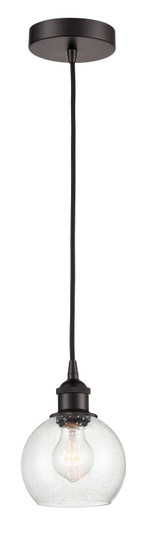 Edison One Light Mini Pendant in Oil Rubbed Bronze (405|616-1P-OB-G124-6)