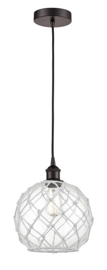 Edison One Light Mini Pendant in Oil Rubbed Bronze (405|616-1P-OB-G122-10RW)