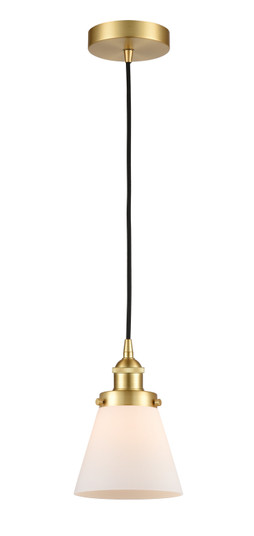 Edison LED Mini Pendant in Satin Gold (405|616-1PH-SG-G61-LED)