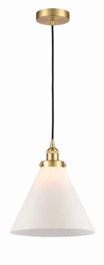 Edison LED Pendant in Satin Gold (405|616-1PH-SG-G41-L)