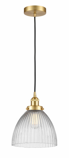 Edison LED Mini Pendant in Satin Gold (405|616-1PH-SG-G222-LED)