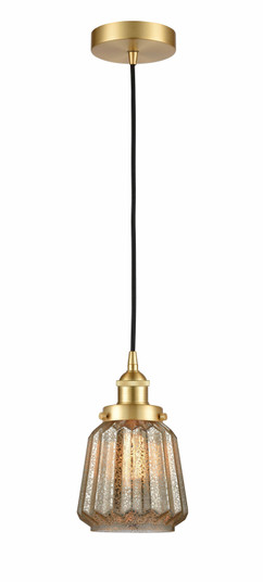 Edison One Light Mini Pendant in Satin Gold (405|616-1PH-SG-G146)