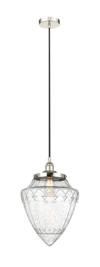 Edison One Light Mini Pendant in Polished Nickel (405|616-1PH-PN-G664-12)