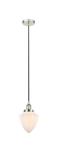 Edison One Light Mini Pendant in Polished Nickel (405|616-1PH-PN-G661-7)