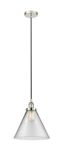Edison LED Mini Pendant in Polished Nickel (405|616-1PH-PN-G42-L-LED)