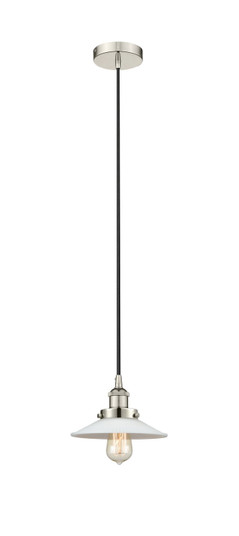 Edison One Light Mini Pendant in Polished Nickel (405|616-1PH-PN-G1)