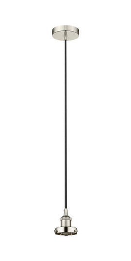 Edison One Light Mini Pendant in Polished Nickel (405|616-1PH-PN)