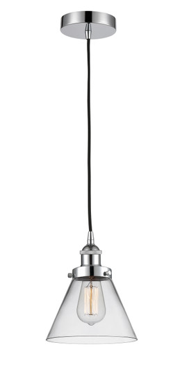 Edison One Light Mini Pendant in Polished Chrome (405|616-1PH-PC-G42)