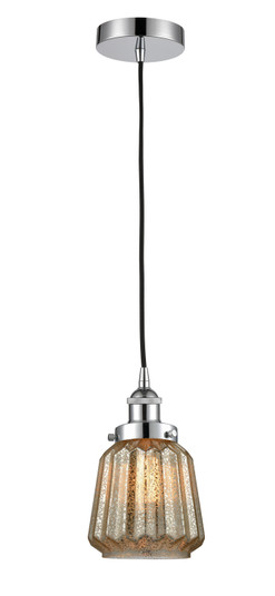 Edison LED Mini Pendant in Polished Chrome (405|616-1PH-PC-G146-LED)