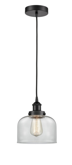 Edison One Light Mini Pendant in Matte Black (405|616-1PH-BK-G72)