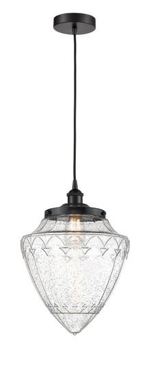 Edison LED Mini Pendant in Matte Black (405|616-1PH-BK-G664-12-LED)