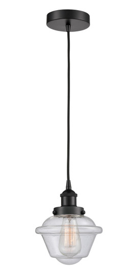 Edison One Light Mini Pendant in Matte Black (405|616-1PH-BK-G534)