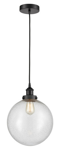 Edison LED Mini Pendant in Matte Black (405|616-1PH-BK-G201-12-LED)