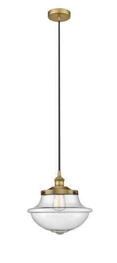Edison One Light Mini Pendant in Brushed Brass (405|616-1PH-BB-G544)