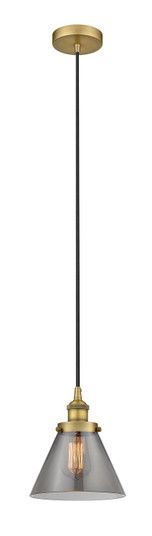 Edison One Light Mini Pendant in Brushed Brass (405|616-1PH-BB-G43)